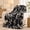 Tie-Dye Black, variant on Cozylore Faux Fur Throw Blanket for Couch Luxury Fluffy Thick Bubble Blanket Warm Cozy Throw for Bedroom Living Room, 50" x 60", Tie-Dye Brown