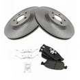thumbnail image 3 of TRQ Front Brake Pad & Rotor Kit Brake Pads Brake Rotor Ceramic Fits Select 2013-2018 Ford Escape 2014-2018 Transit Connect 2018 Lincoln MKC, 3 of 5