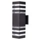 thumbnail image 3 of Moderno Impermeable Arriba Abajo Aluminio Cuboide Led Lámparas De Pared Doble Cabeza Lámpara De Pared Exterior E27 Enchufe Ac 85-240V Para Patio Jardín Porche Corredor Yuarrent HA024335-04, 3 of 5