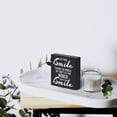 thumbnail image 6 of Zomyto 5"x5" Inspirational Wooden Box Sign Plaque Let Your Smile Change the World Wood Box Sign, 6 of 6