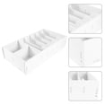 thumbnail image 1 of IFANLANDOR Boîte de Rangement Multi-Compartiments Tiroir à Billets Plateau en Mousse PVC pour Bureau 1Ensemble, 1 of 8