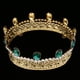 thumbnail image 4 of Tiara de Rhinestone Princesa Nupcial Productos Artesanal Decoraciones de Cumpleaño Oro BLESIY Princesa Crystal Tiara Crown, 4 of 8