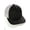Black White, variant on Vintage Retro Style Plain Two Tone Trucker Hat Adjustable Snapback Baseball Cap