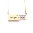 thumbnail image 1 of Peking Opera Head Colorful Weishuihe Letter Envelope Necklace Pendant Jewelry, 1 of 3