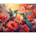 thumbnail image 1 of Colibris Enchanteurs - Peinture Diamant DIY, 1 of 6