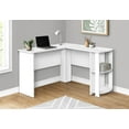 thumbnail image 2 of Monarch Specialties - Computer Desk, Corner, 48"L, L Shape, Work, Laptop, White Laminate, 2 of 5
