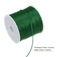 thumbnail image 4 of Unique Bargains Elastic Cord DIY Making Stretchy String Craft Wire, Dark Green, 2 Rolls, 4 of 6