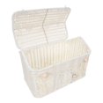 thumbnail image 3 of White Rattan House Basket with Handles – Lightweight Handwoven Wicker Storage for Picnic, Wedding Favors & Home Decoration, 3 of 5