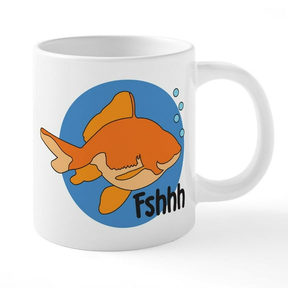 CafePress - Fshhh - 20 Oz White Ceramic Mega Mug