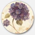 thumbnail image 1 of Designart 'fleur d'Hortensia Abundant II' Art Mural en Métal Style Ferme, 1 of 3