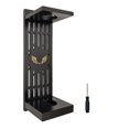 thumbnail image 1 of Hyasfey Vertical Lightsaber Wall Mount Bracket Storage Rack with Pattern Easy to Install Universal Fit Wooden Lightsaber Stand, 1 of 7
