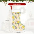 thumbnail image 4 of Disketp Lemon Leaves Christmas Stockings, Xmas Stocking for Family Holiday Season Décor, Personalized Holiday Indoor Decorations, 4 of 7