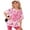 Red, variant on Girls Outfits Size 9-10Y Tie Dye Heart Print Short Sleeve Crewneck Top and Solid Shorts 2 Piece Girls Clothes