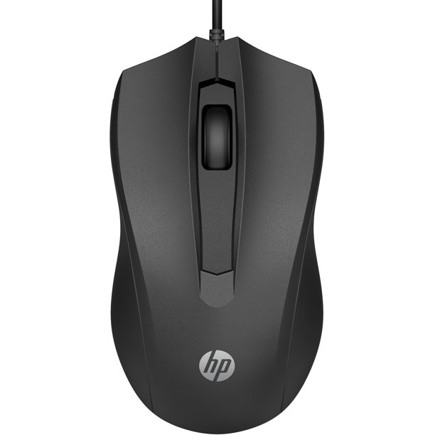 Ratón HP Wired 100 Precise Optical Sensor 1600 DPI USB
