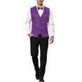 thumbnail image 2 of NOMADIC NOOK Men's Shiny Sleeveless Sequin Suit Vest with Bow Tie 2 Pack, 2 of 6