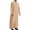 Khaki, variant on Kaftan Thobe for Men Big and Tall Muslim Robe Mens Long Sleeve Caftans Casual Cotton Muslim Gown Thobes with Pocket Khaki, Size S