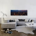 thumbnail image 2 of ARTCANVAS Paris France City in Lights Panoramic Canvas Art Print - Size: 48" x 16" (1.50" Deep), 2 of 9