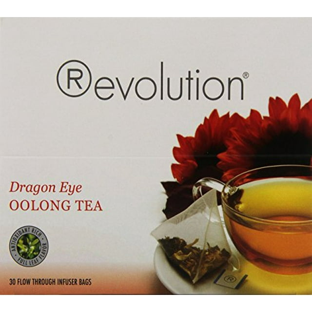 Revolution Tea Dragon Eye Oolong Tea, 30 Count