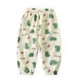 thumbnail image 2 of HAOTAGS Toddler's Graphic Print Sport Jogger, Graphic Print Outdoor Harem Sweat Pants Green 4 T, 2 of 3