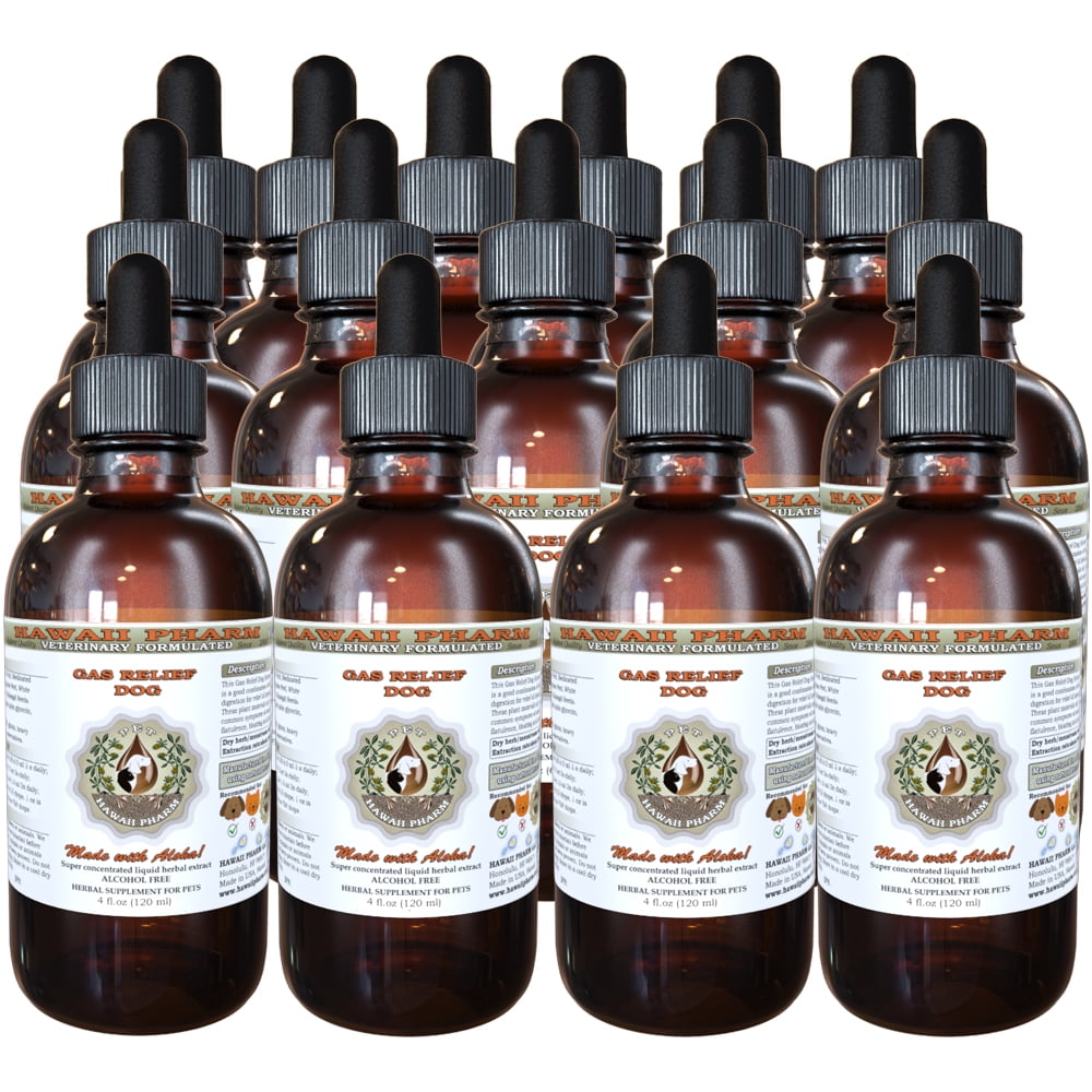 Gas ReliefDog, VETERINARY Natural AlcoholFREE Liquid Extract, Pet