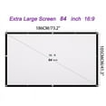 thumbnail image 3 of 120 Inch Portable Projector Screen,16:9 HD Foldable Movie Screen for Gaming Office Home Cinema, 3 of 7
