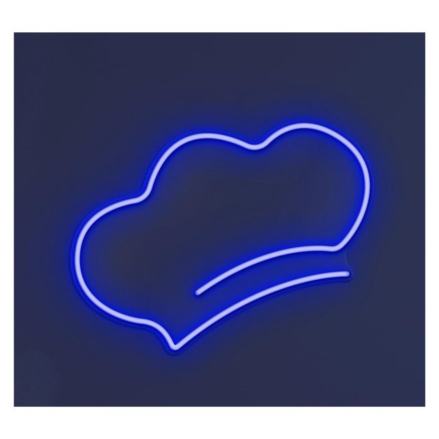 Letrero De Neón Con Luz LED Para Sombrero Chef, Para Cocina, Cafetería, Bar, Tienda Comida, Decoración Pared, Arte, Restaurante, Delicatessen 40cm