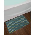 thumbnail image 2 of Owl Bath Mat, Cartoon Birds on Branches Full Moon Clouds, Plush Bathroom Decor Mat with Non Slip Backing, 29.5" X 17.5", Dark Sky Blue Yellow, by Ambesonne, 2 of 2