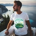thumbnail image 5 of Summer Men Tee ShirtNature Graphic Letter Print T Shirts Crew Neck Short Sleeves Sports Sizes XS-5XL, 5 of 5