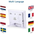 thumbnail image 5 of Black digital Calendar Alarm Day Clock With 8 Large Screen Display, Am Pm, 5 Alarm, Dementia, 5 of 5