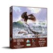 SUNSOUT Stained Glass Giraffe 1000-Piece Jigsaw Puzzle - 23x28", Art By Cynthie Fisher, Eco-Friendly