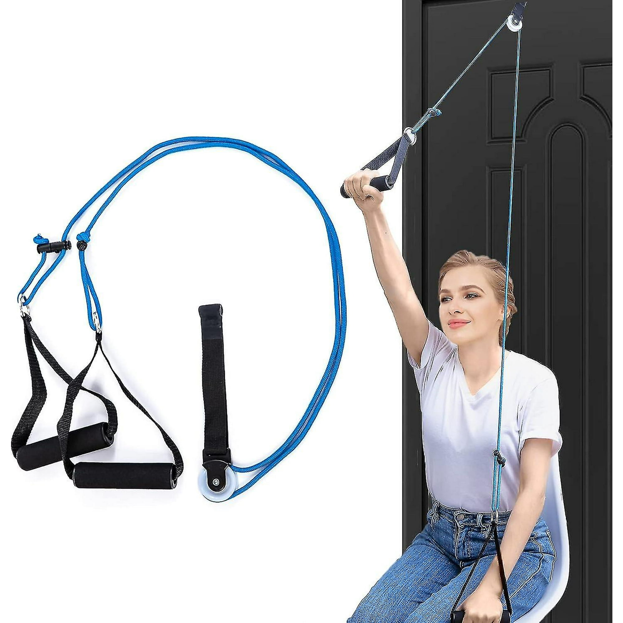 Shoulder Pulley Over The Door Physical Therapy System Exercise Pulley For Physical Therapy Alleviate Shoulder Pain And Facilitate Recovery From Surg Walmart