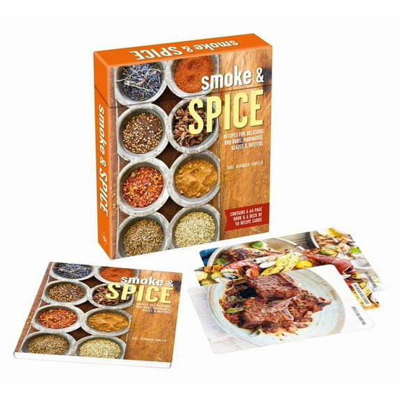 Recipe Card Decks Smoke & Spice Deck: 50 Recipe Cards for Delicious BBQ Rubs, Marinades, Glazes & Butters, Book 3, (Paperback)