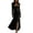 #0297-Black, variant on Women's Elegant Maxi Dresses 2025 Fall Long Sleeve Button Casual A Line Boho Flowy Dress Retro Cowgirl Western Dress