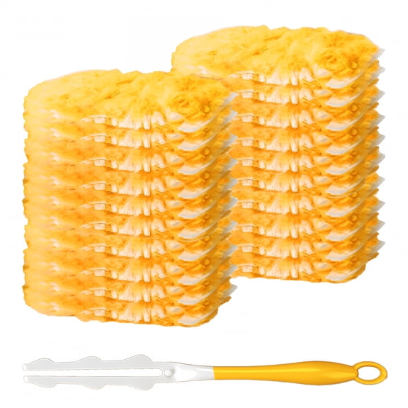 ACDANC 360° Microfiber Duster Kit with Handle, 20 Disposable