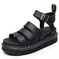 thumbnail image 1 of Summer New Women's Roman Sandals Open Toe Beach Shoes Women's Platform Fish Toe Sandals-week, 1 of 4