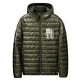 thumbnail image 1 of Puntoco Chaqueta De Exterior Con Capucha Y Cremallera De Color Liso Para Hombre, 1 of 3