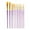 Purple, variant on Wovilon Paint Brushes Set, Round Pointed Tip Paintbrushes Nylon Hair Artist Acrylic Paint Brushes For Acrylic Oil Watercolor, Face Nail Art, Miniature Detailing And Rock Painting, Blue