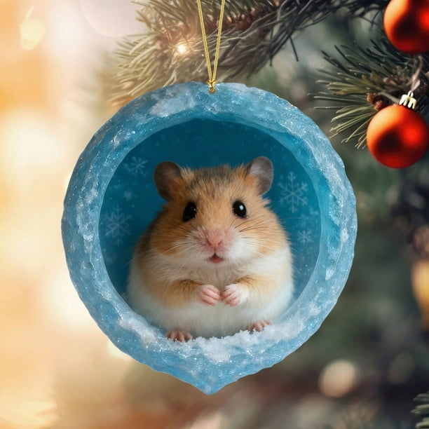 Colgante Colgante Decoraciones Navideñas Animales Navideños Impresión Acrílico Colgante Regalos Navideños Para Familias Colegas Decoración Árbol Navideño Decoración Colgante Decoraciones Jardín Decora