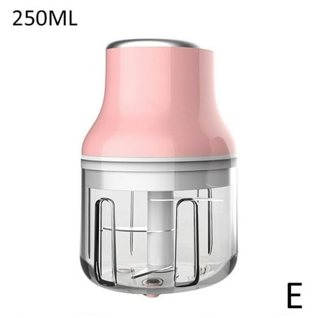 

Guvpev Electric Mini Food Garlic Vegetable Chopper Grinder Multi-function Processor - Pink