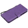 thumbnail image 5 of Dteck Wallet Case For Samsung Galaxy A50, Pure Color Slim PU Leather Flip Stand Cover Built-in Card Holder / Money Pocket Case With Hand Strap, Purple, 5 of 7