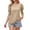 A-Beige491, variant on XIAOCHA Women's Puff Sleeve Round Neck T-Shirt for Everyday Casual Wear and Comfortable Commuting Outfits