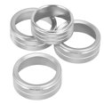 thumbnail image 2 of FELTECHELECTR Car Knob Covers Decorative Aluminum Alloy 4Pcs 1.8X1.8X0.6In, 2 of 5