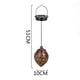 thumbnail image 2 of Farol solar decorativo, luces colgantes únicas para exteriores, lámpara de metal alimentada por energía solar para un tiempo de funcionamiento prolongado, diseño impermeable para decoración de patio, 2 of 5