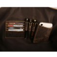 thumbnail image 3 of Bolsa de viaje KomAlc de piel de grano completo para hombre y mujer, 3 of 9