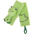 thumbnail image 1 of Fundas para correas de cinturón de seguridad de coche para bebé Sincero almohadillas suaves de animales de dibujos animados rana verde, 1 of 5