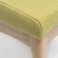 thumbnail image 5 of Noble House Caruso Mid-Century Modern 5 Piece Dining Set, Green Tea and Natural Oak, 5 of 6