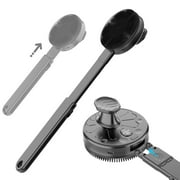 Prociv Upgraded Electric Body Scrubber, Sonic Scrubber Pro - Water Resistant, 4 Settings, 2 Speeds & 2 Modes, Massage Brush with Charcoal Infused Silicone Bristles for Deep Clean