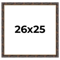 26x25 Frame Gold Real Wood Picture Frame Width 1.5 inches | Interior Frame Depth 0.5 inches |