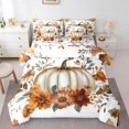 thumbnail image 1 of YST 7 Piece Bed in a Bag King Size Comforter Set for Kids Pumpkin Bedding Set,Thanksgiving Reversible Bed Set,Sunflower Comforter with Sheet Set,All Season, 1 of 1