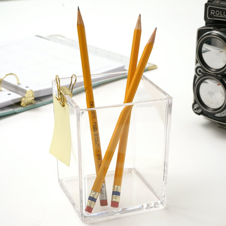 Acrylic Pen Organizer  Multi-Functional Desk Organizer Pencil Holder